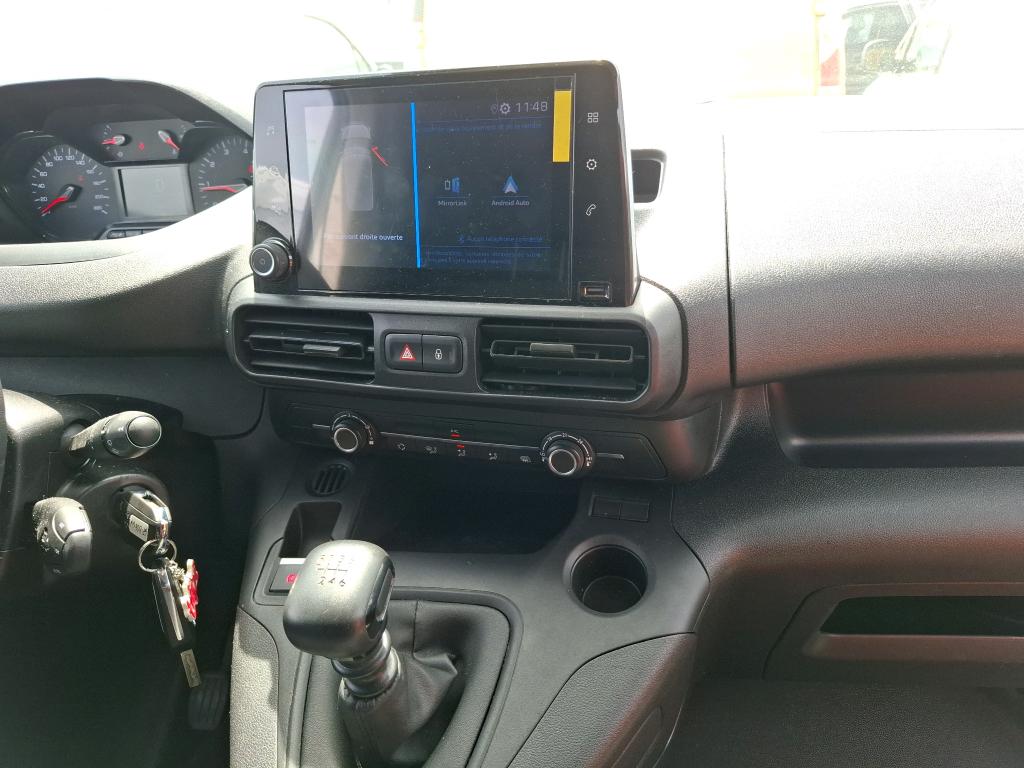 PEUGEOT PEUGEOT PARTNER FGN FOURGON M 650 KG BLUEHDI 100 S&S BVM6 - 2023